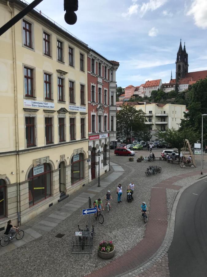 Apartments At Old Town Bridge Altstadt, Elbestrand, Fahrradweg, Schiffsanleger Meißen Esterno foto